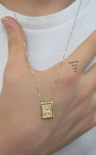 Escapulario em ouro 18 k
