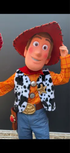 Mascote personagem Woody premium