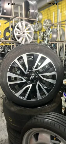 Rodas aro 22 Hilux + pneus 285/45r22