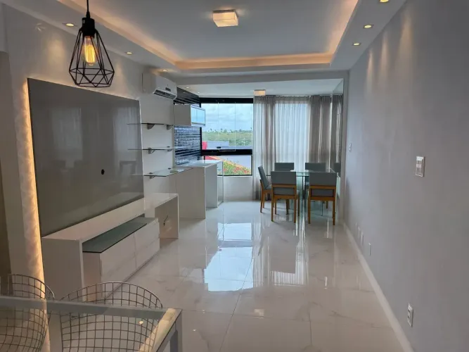 Vendo lindo apartamento com 1/4 em Alphaville 1 (MOBILIADO)
