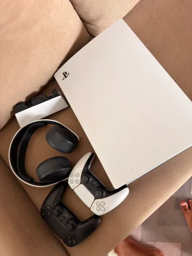 Ps5, 2 controle+ carregador, fone, Originais Sony