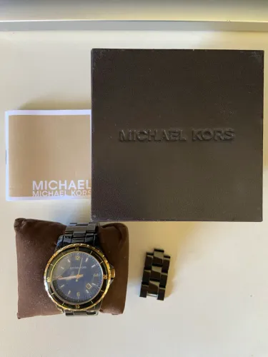 Relogio preto Michael Kors
