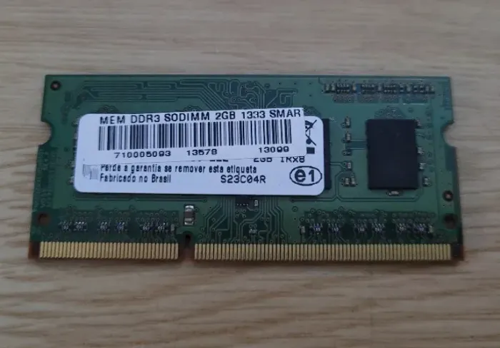 memória ram 2gb ddr3 1333mhz