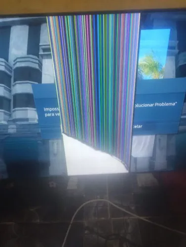 Tv Samsung de 60 polegadas com display queimado