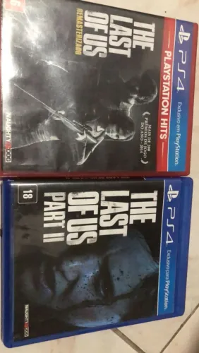 2 jogos ps4 the last of us remasterizado e o 2 