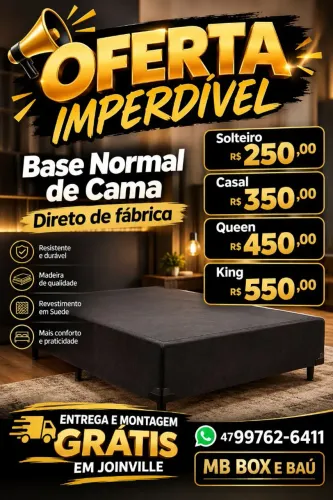 Base de Cama Normal de Fábrica