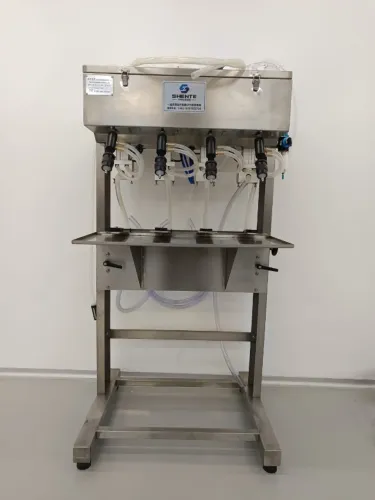 Máquina Pneumática de Envase em Aço Inox - 4 Bicos