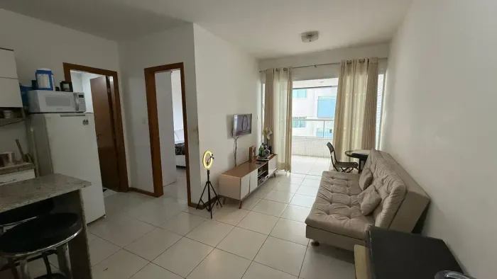 Apartamento 1 quarto amplo, varanda ampla, vista mar lateral, infraestrutura - Rio Vermelh