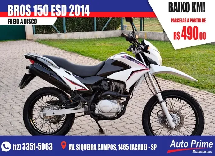 Bros 150 ESD Flex 2014 - Baixo KM - Super Oferta!!