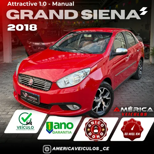 Fiat Grand Siena Attractive 1.0 Flex 8V 4P 2018