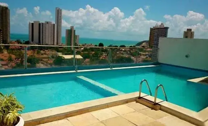 Apartamento Mobiliado com Vista para o Mar | Andar Alto | Condomínio Manhattan Ponta Negr