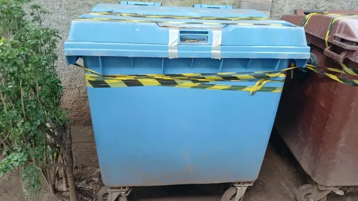 Conteiner de 1000 litros usado