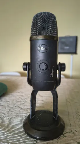Microfone Blue Yeti X USB Profissional - Excelente Estado