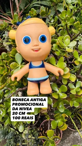 BONECA ANTIGA PROMOCIONAL NÍVEA