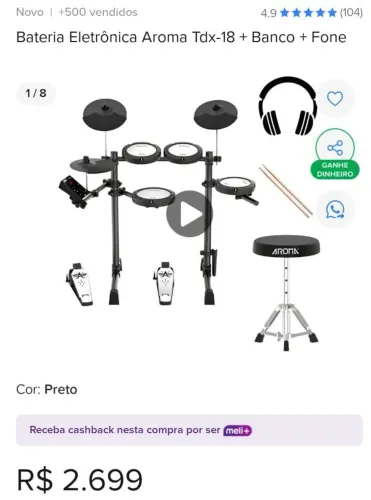 Bateria eletrônica 