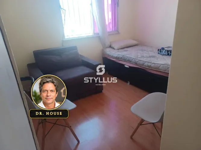 Apartamento Amplo com 3 Quartos, Mobiliado e Lazer Completo em Méier! M74Y