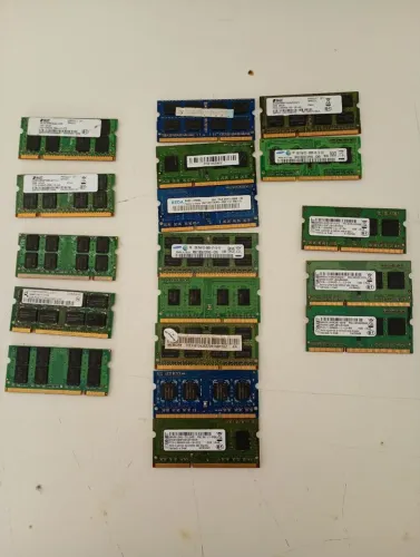 Lote de memória ddr4 e ddr2