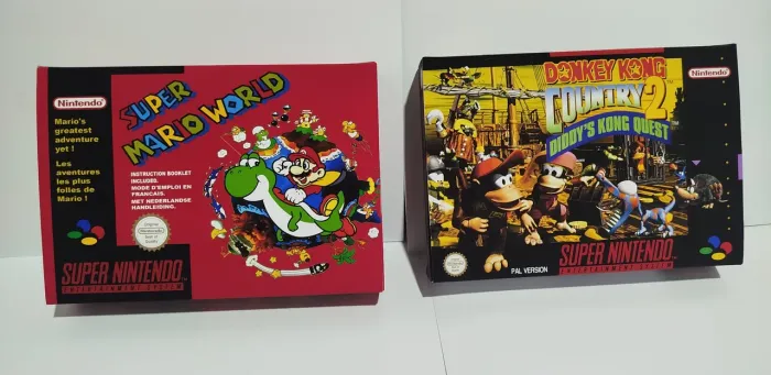 CAIXA SUPER MARIO WORL SUPER NINTENDO 