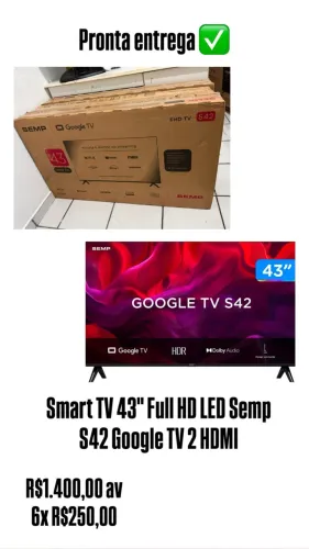 TV Smart 40 e 43 Nova