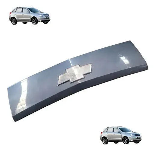 Moldura Com Emblema Tampa Traseira Captiva 3.6 V6 2008 A 14 Preto