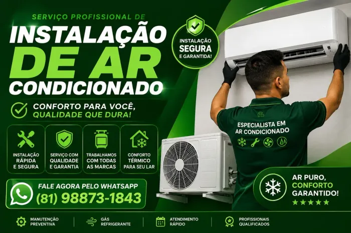 Ar condicionado instalação