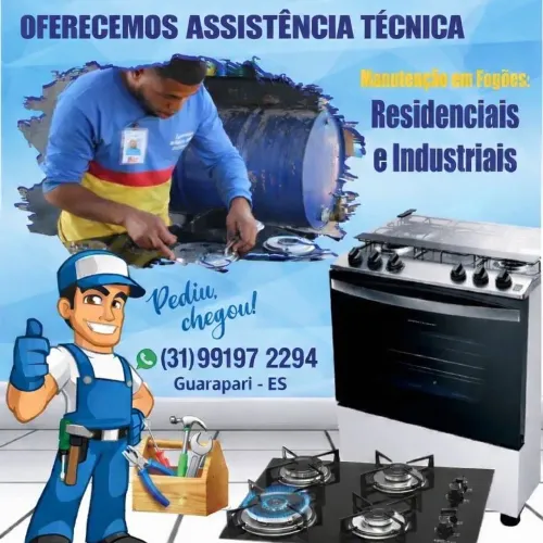 Seu fogão em boas mão 