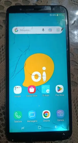 Celular Samsung Galaxy J4 Core 16GB, Tela quebrada funcionando