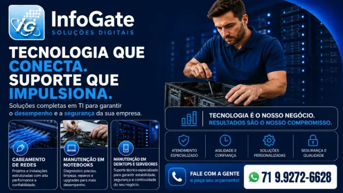 SUPORTE TÉCNICO EM INFORMÁTICA E SOLUÇÕES DE TI