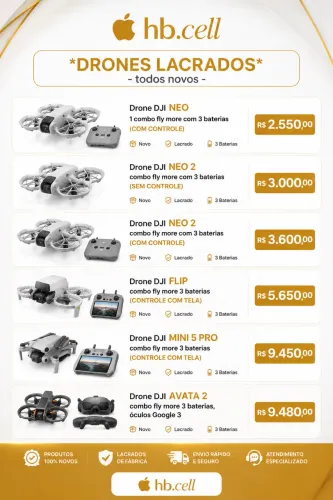 Drone dji disponíveis