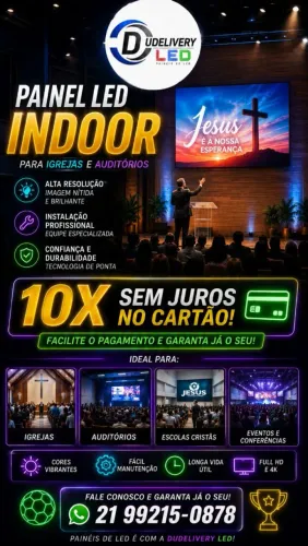 Painel Led indoor e outdoor