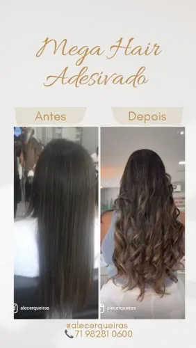 MEGAHAIR QUERATINA FITA ADESIVA PONTO AMERICANO MICROLINKS 