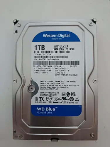 Hd wd 1tb cftv dvr nvr cpu