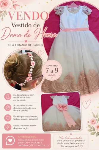 Vestido de daminha