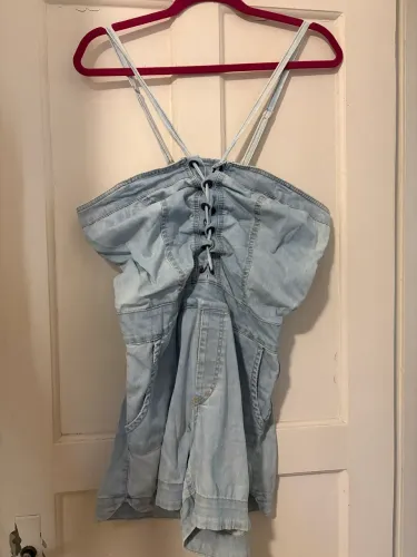 Macaquinho jeans