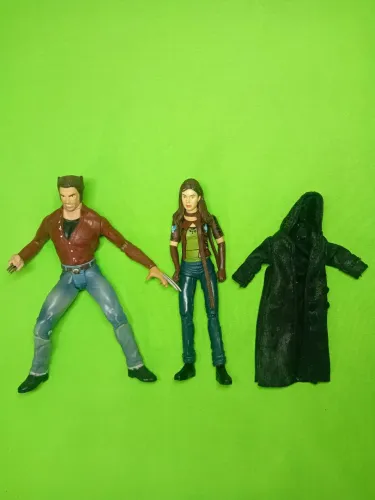 Marvel Legends Wolverine Logan e Vampira Marie Rogue X-Men Filme Movie ToyBiz