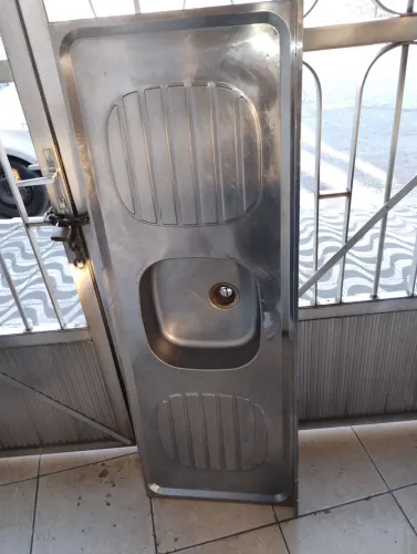 Pia Inox cozinha 1.50 m Largura Usada