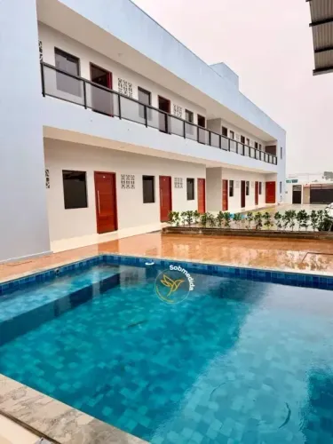 Apartamento, 1 quarto, área de lazer com piscina e garagem. Arapiraca