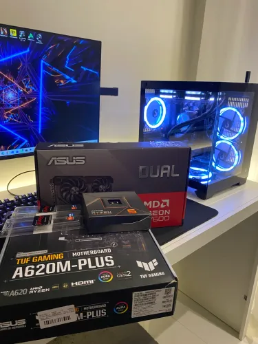 CPU GAMER AM5 - RYZEN 7600X - TOP DE LINHA