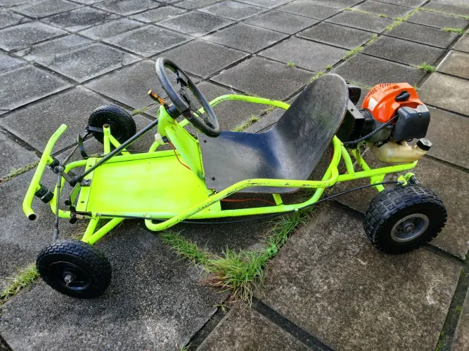 Kart fapinha artesanal gasolina 