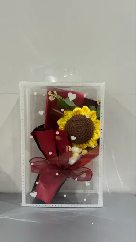 flor girassol decorativa para presente ou decoração