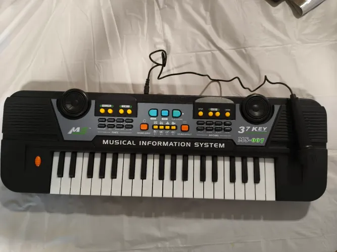 Teclado Musical 37 teclas musical information system, comprei NOVO mas NÃO LIGA