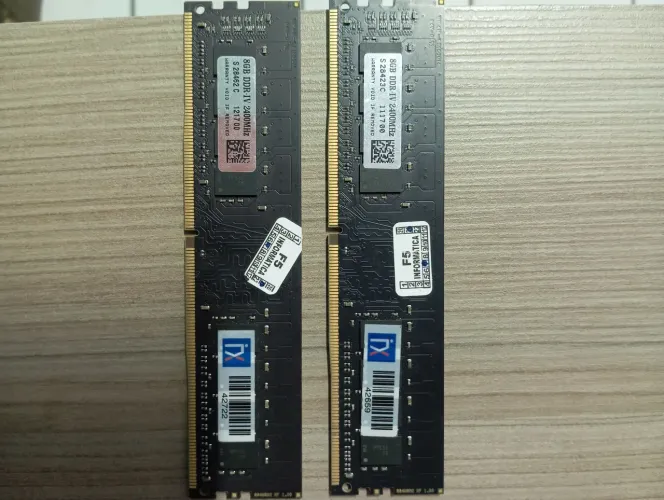 2 pentes Memória ram 8gb ddr4