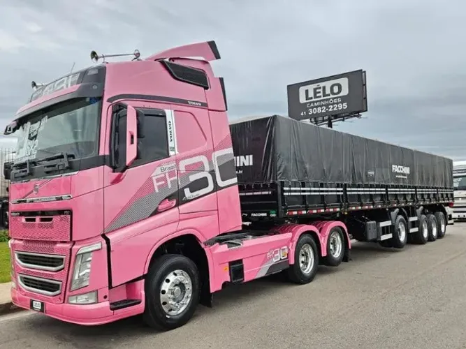 FH 460 6x2 Globetrotter 2021 Plano ouro teto alto + 4 eixo graneleiro facchini 0km ano 26