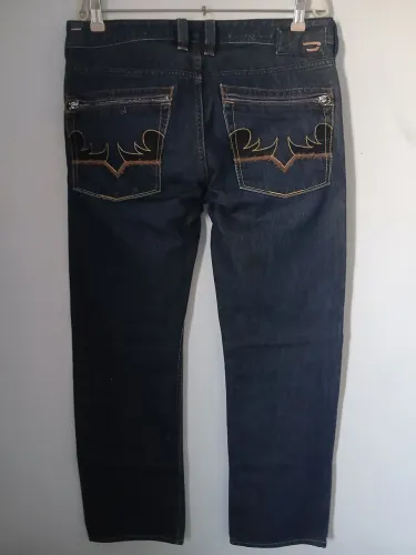 RARIDADE CALÇA JEANS DE LUXO DIESEL YARIK VINTAGE NADE IN ITALY IMPECÁVEL N42/44 ANOS 2000