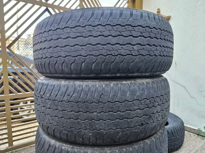 Pneu aro 18 265/60R18 - 265/60/18 Dunlop grantrek 110h - meia vida 