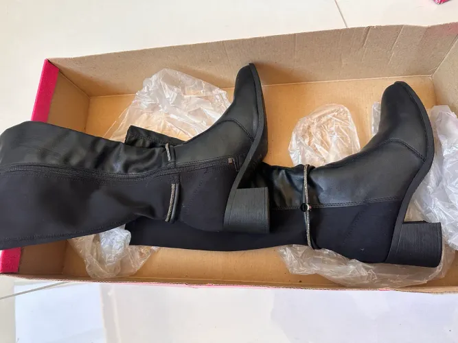 Bota cano alto 34