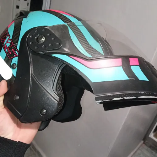 Capacete Robocop articulado tamanho 58