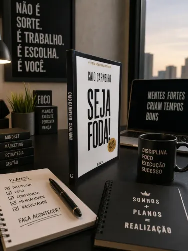 Livro, Seja Fod*! de Caio Carneiro, Editora Buzz