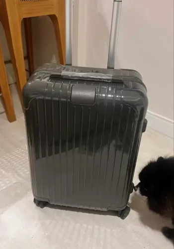 Mala de bordo Rimowa, cinza em policarbonato