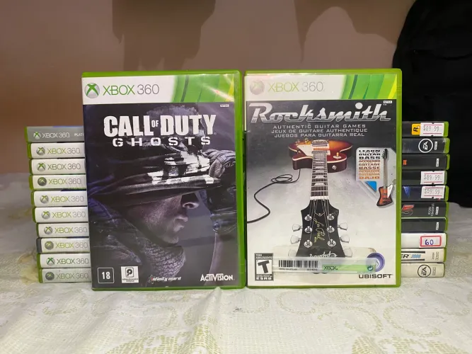 Jogos xbox 360 call of duty+rocksmith